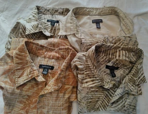 Lot of 4 Van Huesen Aloha/Hawaiian Large Men's Shirts - Picture 1 of 11