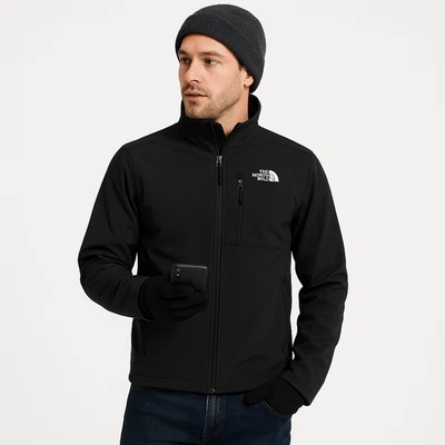 Nueva chaqueta biónica The North Face negra Apex para hombre (pequeña a 4XL) Foto 1 de 2