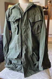 Vintage Authentic Vietnam Era US  Army Jungle Tropical Combat Shirt OD Green - Picture 1 of 9