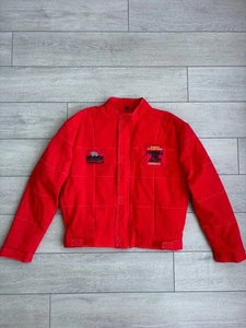 Parmalat F1 Racing Team Jacket Vintage Rare Formula 1 World Champions Red Size M - Picture 1 of 13