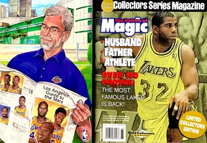 Los Angeles Lakers Vintage Sammler Zeitschriften - 2er Set - Bild 1 von 22