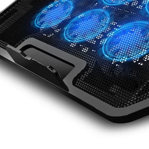 Laptop-Kühler Mit LED-Licht Dual USB Notebook PC Cooling Pad Computer Lüfterstän - Bild 1 von 12