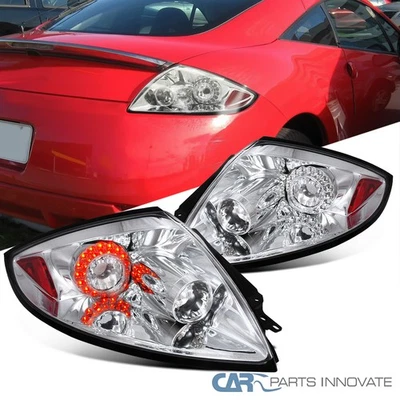 Fits Mitsubishi 06-11 Eclipse Clear LED Reverse Tail Lights Brake Parking Lamps - Image 1 of 4
