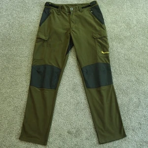 HUNTECH Pantalone Uomo Grande Verde Rinforzato Ginocchio Caccia Controllo Profumo Traspirante - Foto 1 di 15