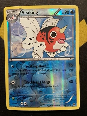 2015 Pokemon, XY BREAKthrough, Seaking 28/162, Reverse Holo Uncommon - Image 1 of 2