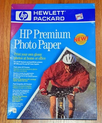  HP Premium Glossy Photo Paper 8.5 x 11 In. 15 Sheets C6039A  Factory Sealed - Image 1 of 2