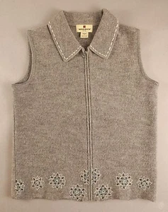Damen Woolrich 100% Wolle Weste Reißverschluss Neu ohne Etikett Größe Small wirklich schön - Bild 1 von 12