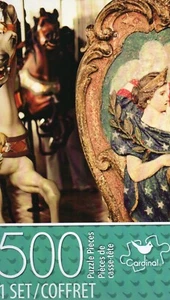 Jigsaw Puzzle 500pc Carousel Horse 11"X14" NEW Cardinal Industries #TY100 - Picture 1 of 2