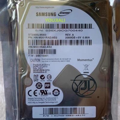 New Samsung ST2000LM003 HN-M201RAD P/N: G1253-H262-A518A 01/2015 2TB - Image 1 of 3