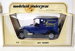 Matchbox Models of Yesteryear 1:35 Scale Y-5 1927 Talbot Chocolat Menier