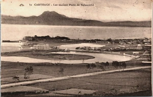 Túnez Cartago Les antiguos Ports de Salammbô postal vintage B156 - Imagen 1 de 2