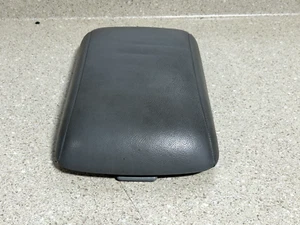 Hyundai Santa Fe 2007 2012 consola central tapa reposabrazos reposabrazos cuero gris OEM - Imagen 1 de 4