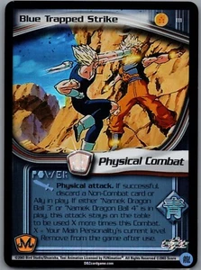 1x DBZ CCG BLUE TRAPPED STRIKE 111 HOLO FOIL BABIDI SAGA DRAGON BALL Z LIMITED - Picture 1 of 1