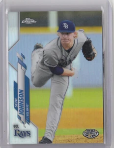 Topps Pro 2020 debut refractor cromado #PDC-73 Seth Johnson - GCL Rays/99 - Imagen 1 de 2