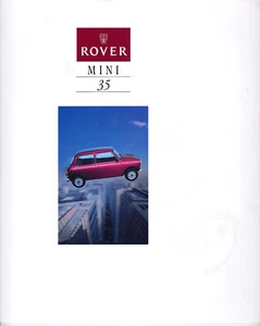 c1994 Rover MINI 35 (Anniv) Deluxe UK Market, Foldout Brochure. USA Mail: $6.25 - Picture 1 of 2