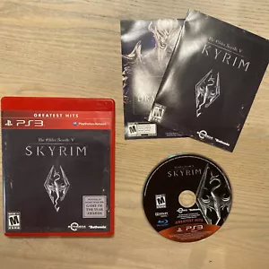 Skyrim (PlayStation 3 PS3, 2011) The Elder Scrolls V CIB Completo ¡FUNCIONA PROBADO! - Imagen 1 de 12