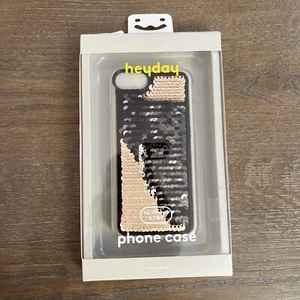 heyday Apple iPhone 8 /7 /6s/6 Sequin Case - Black/Gold Mermaid New in box - Picture 1 of 5