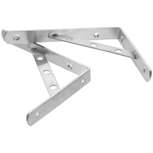 2 Pcs Floating Shelf Bracket Heavy Duty Wall Brackets for Shelves - Picture 1 of 12
