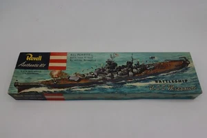 Acorazado Revell 1953 USS Missouri iniciado con instalación probablemente sin caja completa en muy buen estado - Imagen 1 de 4