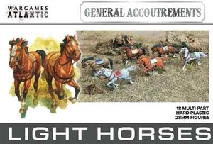 Wargames Atlantic Light caballos x18 miniaturas guerra de barones histórico publicación gratuita - Imagen 1 de 5