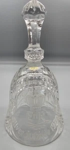 Campana de vidrio de cristal vintage Queen Elizabeth II Jubilee 1977 7" de alto - Imagen 1 de 5