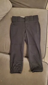 *NEW* Champro Softball Pants Black Fast Pitch Youth Girls Size S *NEW* - Picture 1 of 3