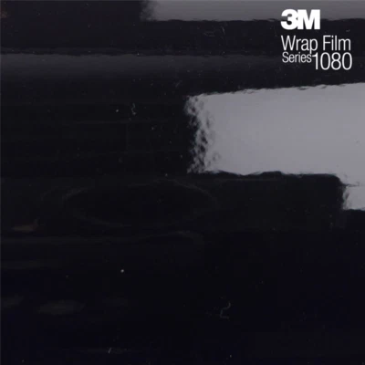 Película envolvente de vinilo 3M Scotchprint serie 1080/2080 negro brillante vehículo/coche (G12) Reino Unido - Imagen 1 de 2