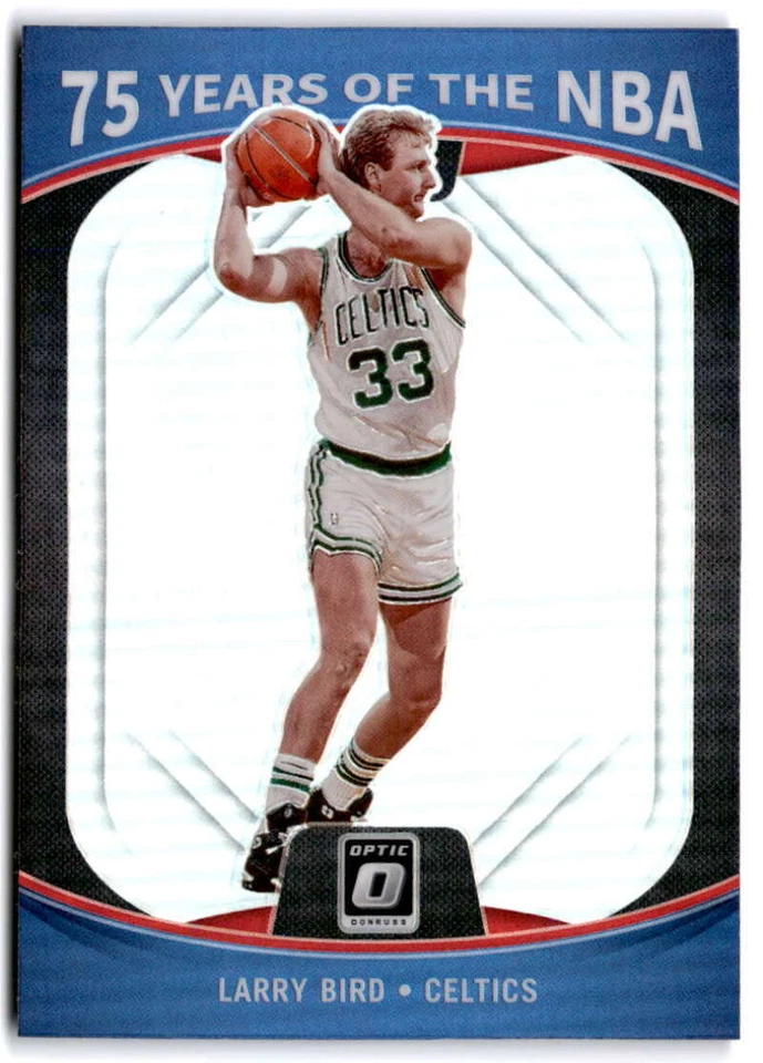 2021-22 Donruss Optic 75 Years of the NBA #36 LARRY BIRD  Boston Celtics  - Image 1 of 2