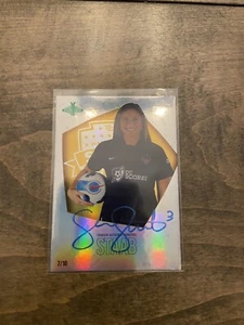 Sam Staab 2022 Parkside NWSL Signature Series Auto Gold Foil 7/10 Super Rare SSP - Picture 1 of 2