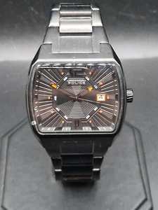 POLICE District 13407JSB-02 Black Stainless Steel Mens Quartz 42mm Watch WR50M - Picture 1 of 24