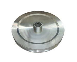 6'' ALUMINIUM PULLEY A SECTION 20MM BORE RDGTOOLS - Picture 1 of 2