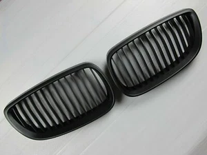 Fit for 2007-2010 E92 E93 Coupe Convertible Front Grille Matte Black 328i 335i - Picture 1 of 5