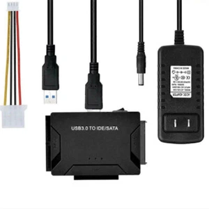 USB 3.0 to IDE/SATA Converter Adapter Kit For 2.5"/3.5" SATA/IDE/SSD Hard Drive - Bild 1 von 12