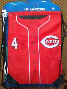 MLB CINCINNATI RED'S DRAWSTRING BACKPACK LAUNDRY BAG CAMP BEACH Phillips 4 - Picture 1 of 3