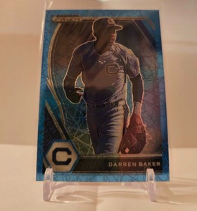 2021 Panini Prizm Draft Picks Blue Velocity Prizm Darren Baker #PDP202