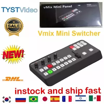  TYST Video Vmix Mini Switcher Control Panel MIDI2.0 Video Recording for Vmix  - Image 1 of 4