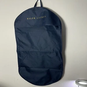 Bolso de ropa Ralph Lauren azul marino lona pesada 24 x 54 pulgadas - interior de nailon - Imagen 1 de 3