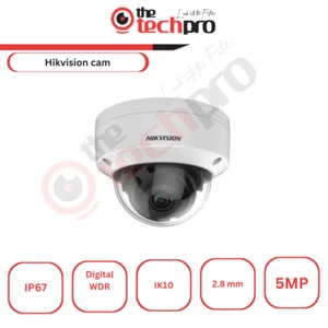 Hikvision DS-2CE57H0T-VPITF(C) 5 MP Vandalismus Fixed Dome Kamera, 3,6 mm Objektiv - Bild 1 von 2