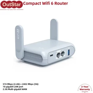 Router GL.iNet GL-MT3000 Beryl AX Wifi 6 con porta 2.5G + adattatore di alimentazione #sz - Foto 1 di 5