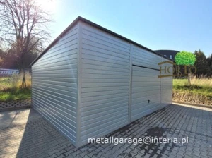 7x6 Garage Container Blechhalle Fertighalle Blechgarage Lagerraum Moderngarage* - Bild 1 von 3