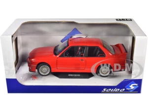1986 BMW E30 M3 RED 1/18 DIECAST MODEL CAR BY SOLIDO S1801502 - Picture 1 of 6