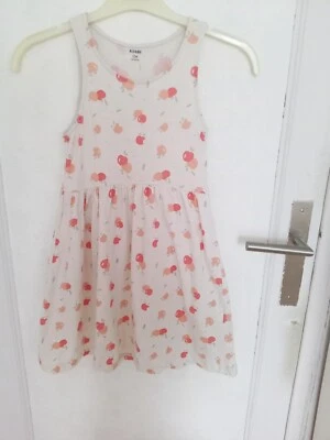Robe blanche fruit Kiabi Taille 10 ans - Photo 1/2