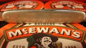 McEWAN & CO. 3” TASCHENMESSER + 6 McEWAN’S BARMATTEN - GUTER ZUSTAND! - Bild 1 von 11