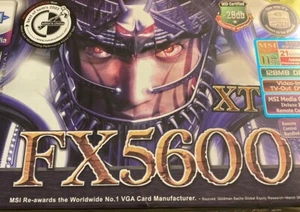 AGP Video Graphics Card MSI Nvidia FX5600 VTDR128 Open Box - Picture 1 of 14