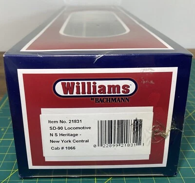 Williams 21831 New York Central NS Heritage EMD SD90 Diesel Locomotive #1066 - Image 1 of 4