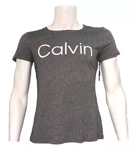 Calvin Klein Preformance Logo-T-Shirt mit Rundhalsausschnitt Damen Größe Small S - Bild 1 von 3