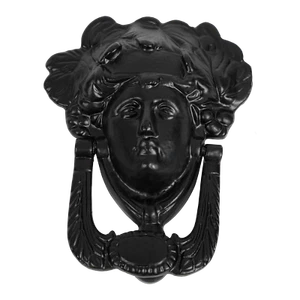 Gusseisen Türklopfer Göttin Athena Klopfer 6,5 Zoll Home Decor Hardware - Bild 1 von 16