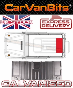 PARA MERCEDES CLASE G W460 W461 W463 3D 79- PANEL DE ÓXIDO CARROCERÍA DE REPARACIÓN DE SUELO TRASERO - Imagen 1 de 7