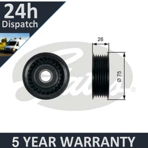 Gates Drive Belt Deflection Guide Pulley For Vectra Signum Espace 9-5 New G6607 - Picture 1 of 6