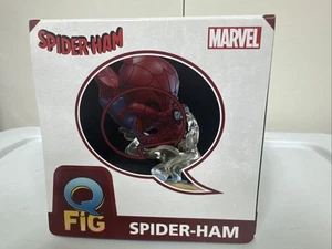Marvel Spider Ham Qfig Elite Figurine Statue Q-Fig Qmx Spider-verse NIB - Picture 1 of 10